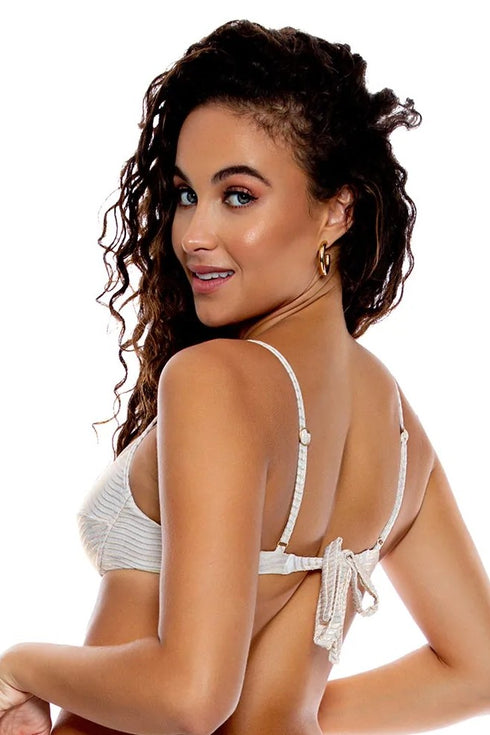 Luli Fama Golden Luli Minimal Balconette Top